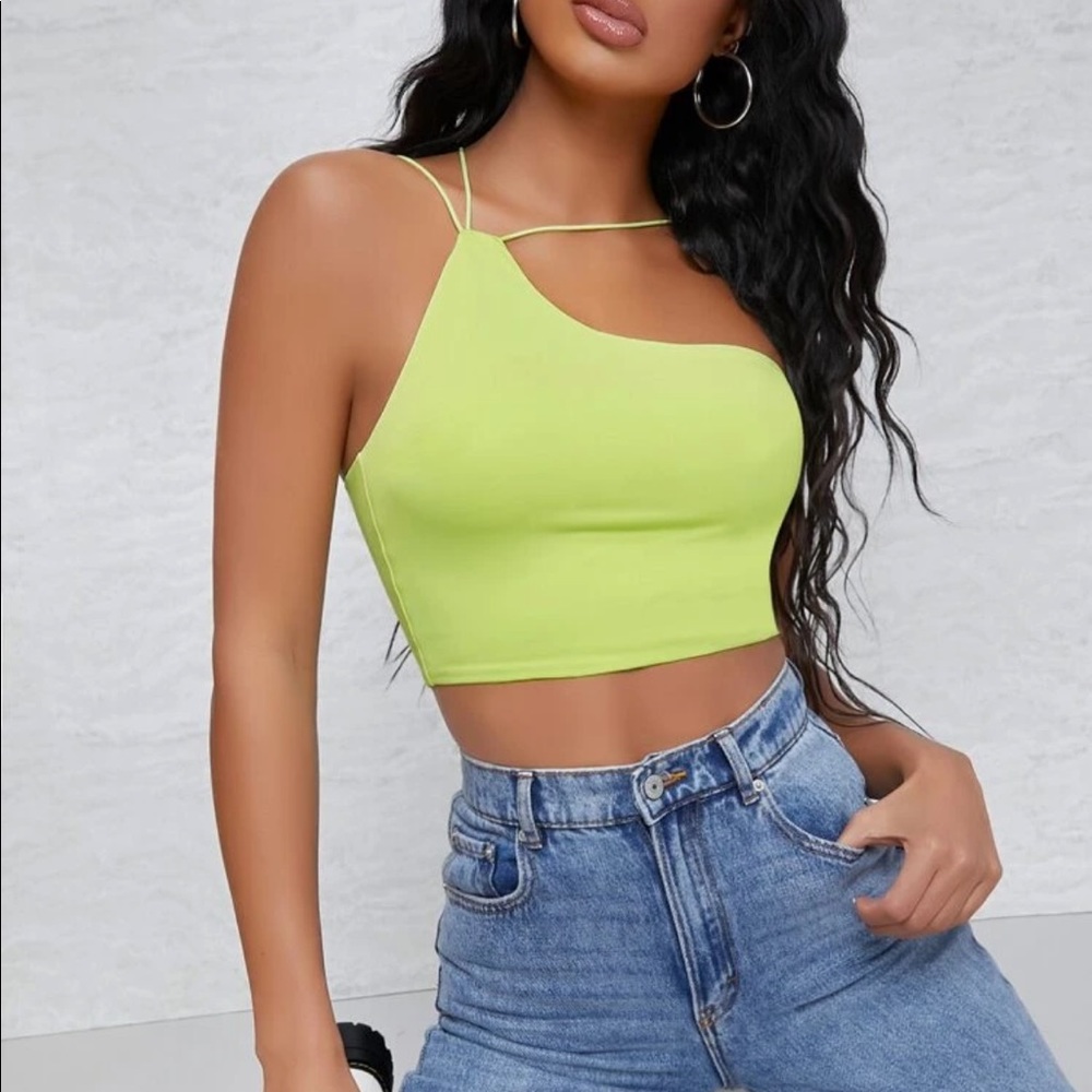Shein | Green Crop Top